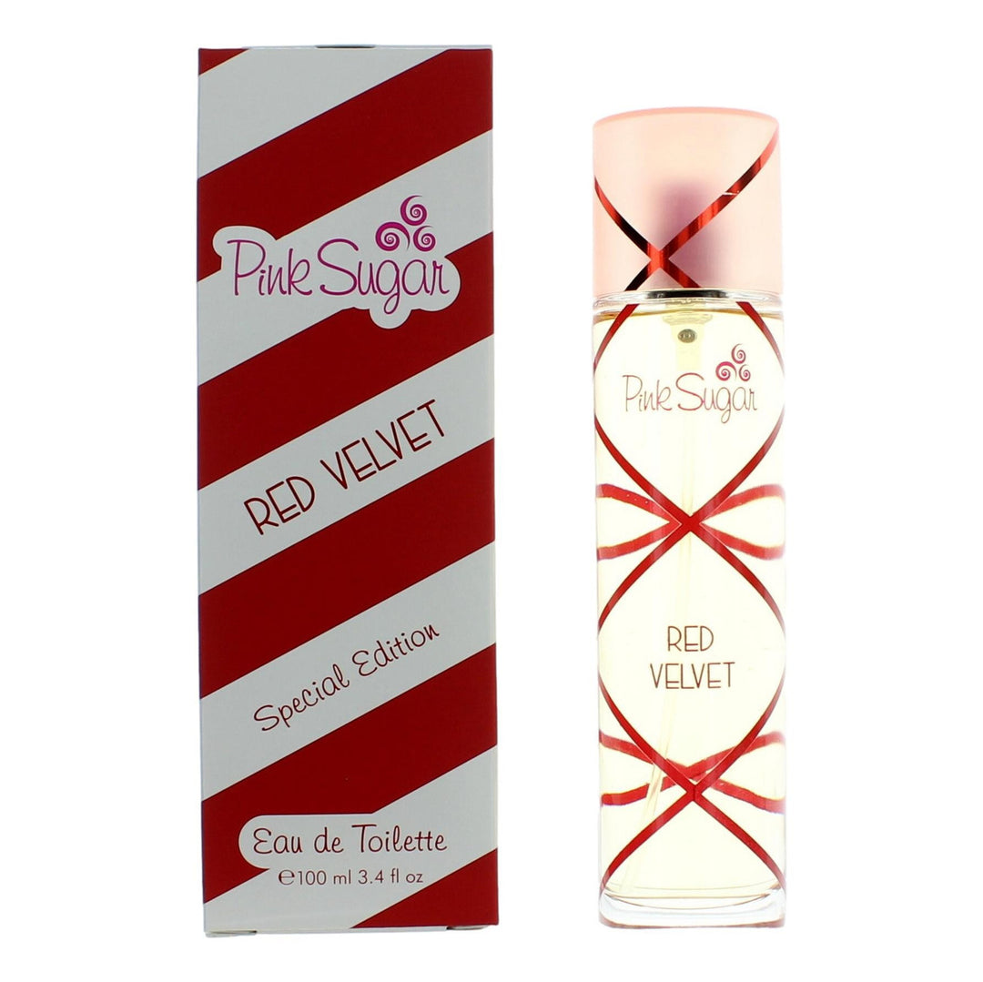 Pink Sugar Red Velvet Special Edition by Aquolina, 3.4oz EDT Spray for Women