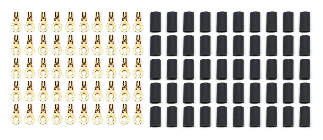 Ring Terminal #8 14-16 Ga w/Heat Shrink 50pk