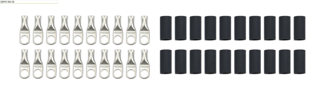 Ring Terminals 5/16in 6 Ga w/Heat Shrink 20pk