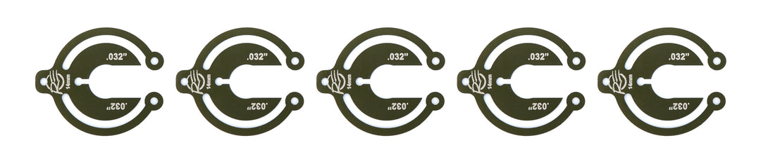 Alum Packer 14mm 1/32in Thick - 5 Pack