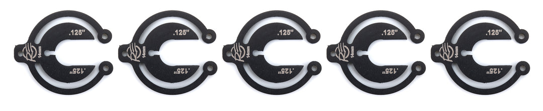 Alum Packer 14mm 1/8in Thick - 5 Pack