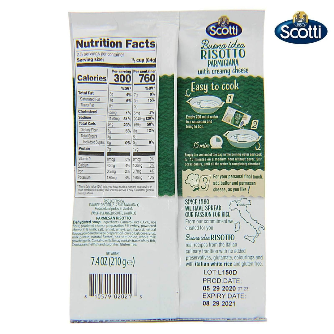 Riso Scotti, Buona Idea Ready Risotto 15 Minute, 7.4 oz. (Parmigiana)