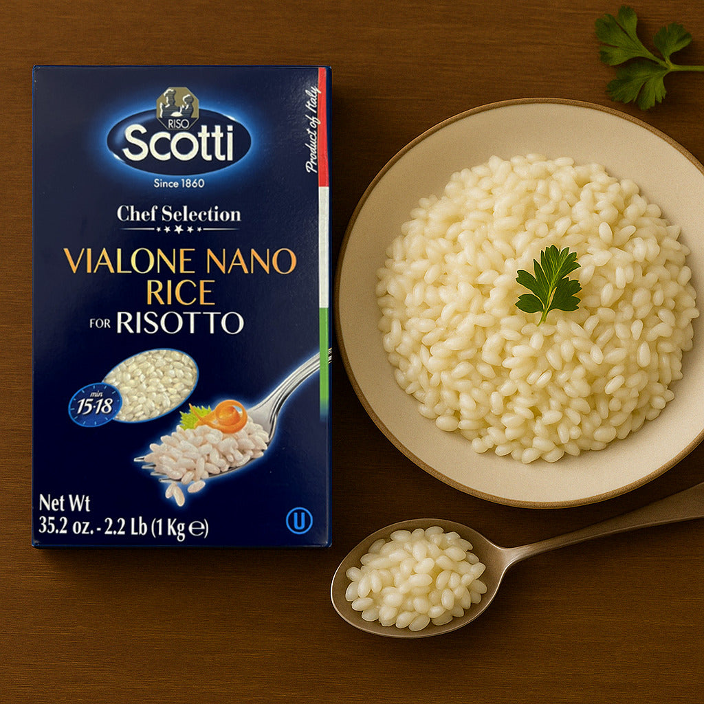 Riso Scotti, Vialone Rice “Nano Rice” 2.2 lbs. (1 kg)