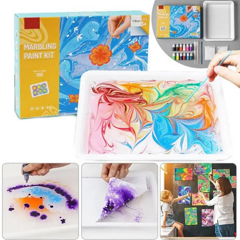 Water Marbling Paint Set Art Kit for Kids and Adults Photo