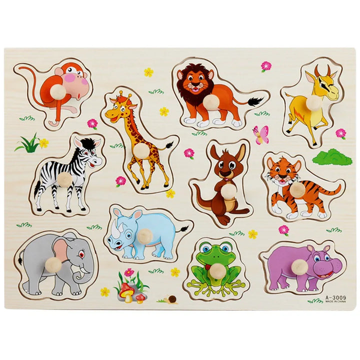 Wooden Puzzle – Educational Toy for Kids