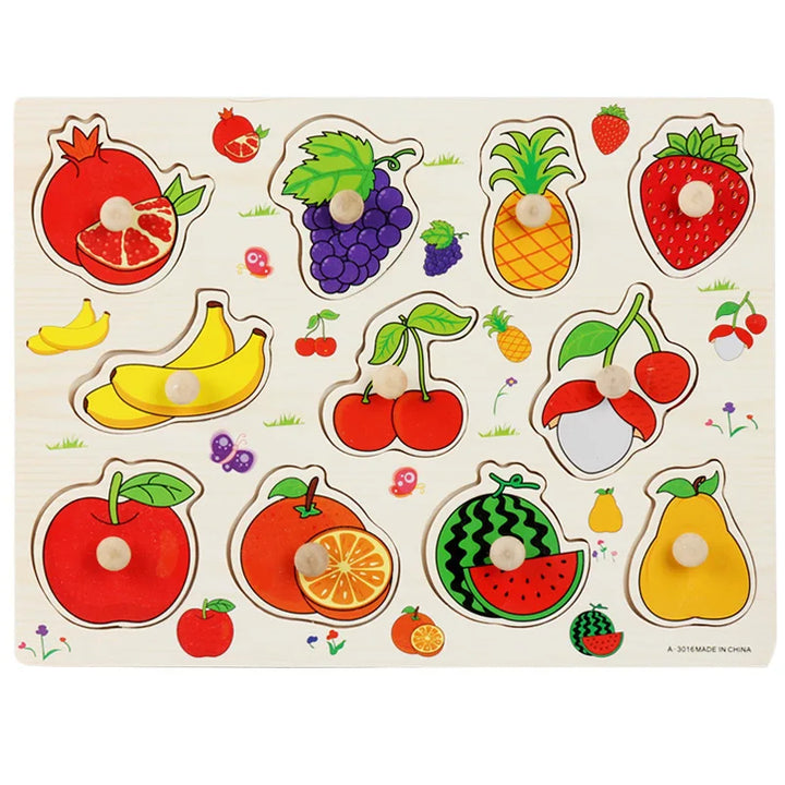 Wooden Puzzle – Educational Toy for Kids