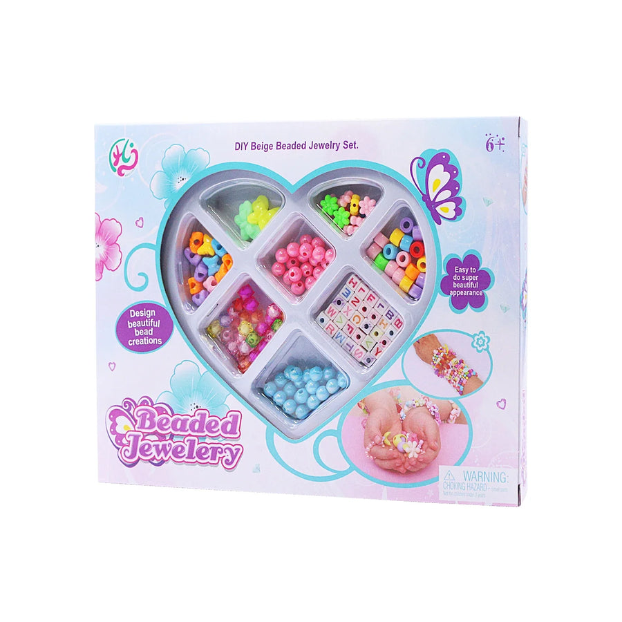 Kids Bead Jewelry Making Kit Creative Craft Set for Girls