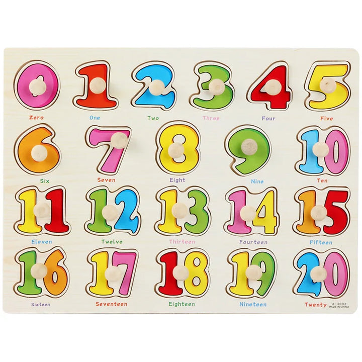Wooden Puzzle – Educational Toy for Kids