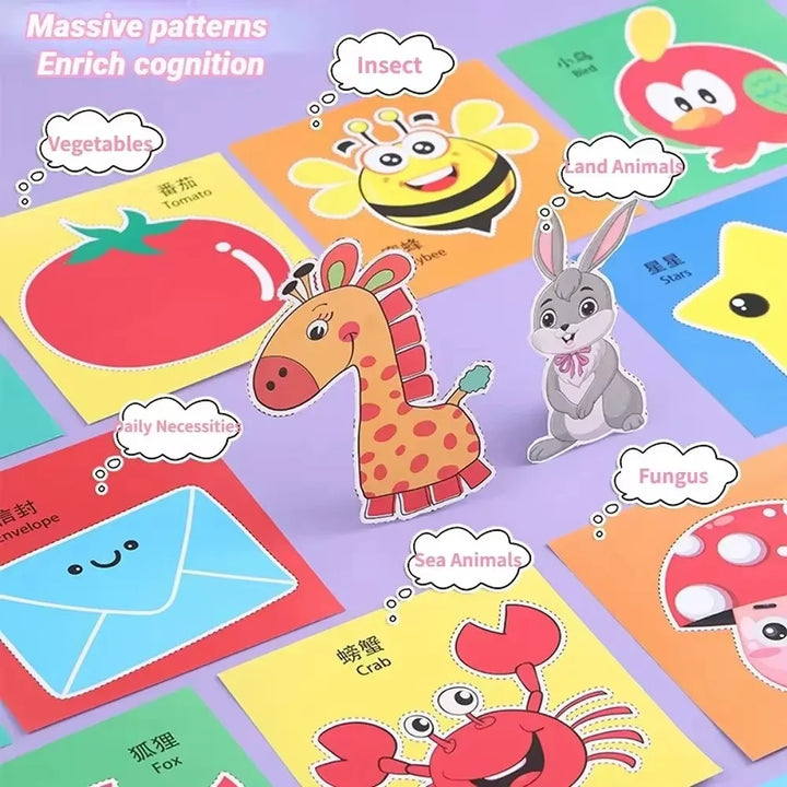 DIY Cartoon Scrapbooking Paper Art Craft Kit