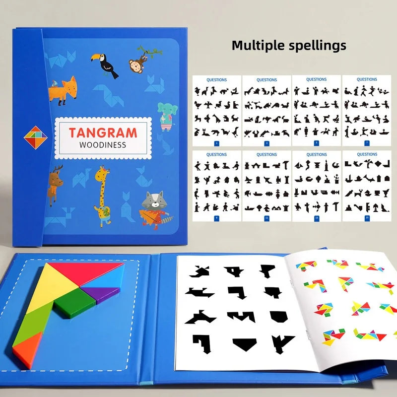 Magnetic Puzzle Book Educational Toy