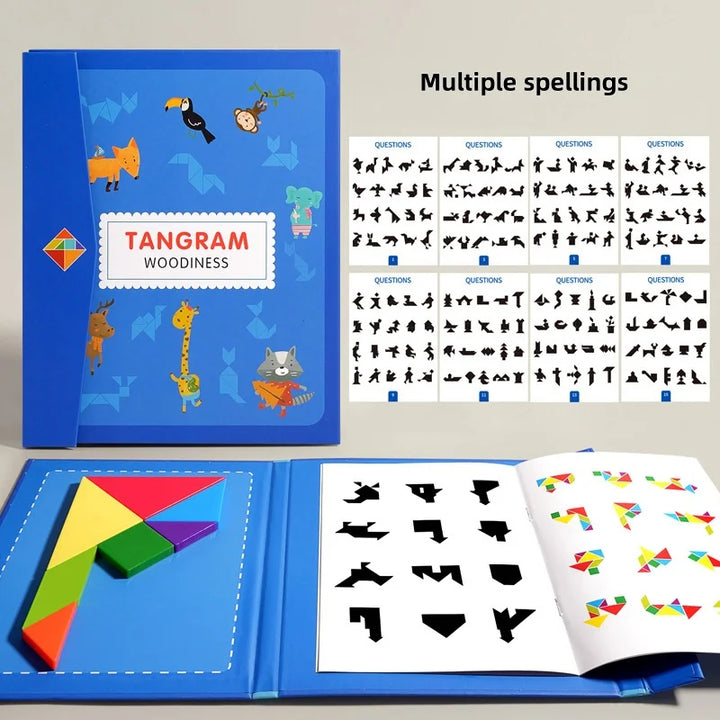 Magnetic Puzzle Book Educational Toy