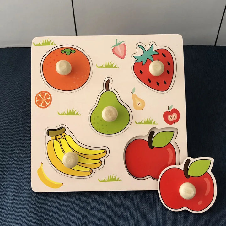 Wooden Puzzle – Educational Toy for Toddlers