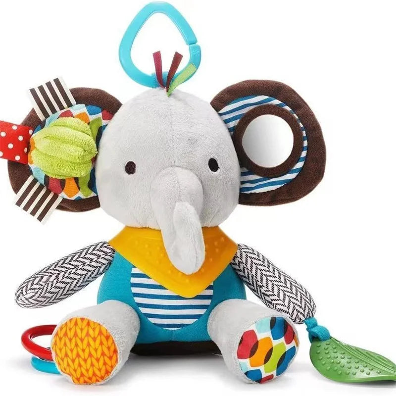 Stroller Pendant Toys Soft Plush Animal Dolls