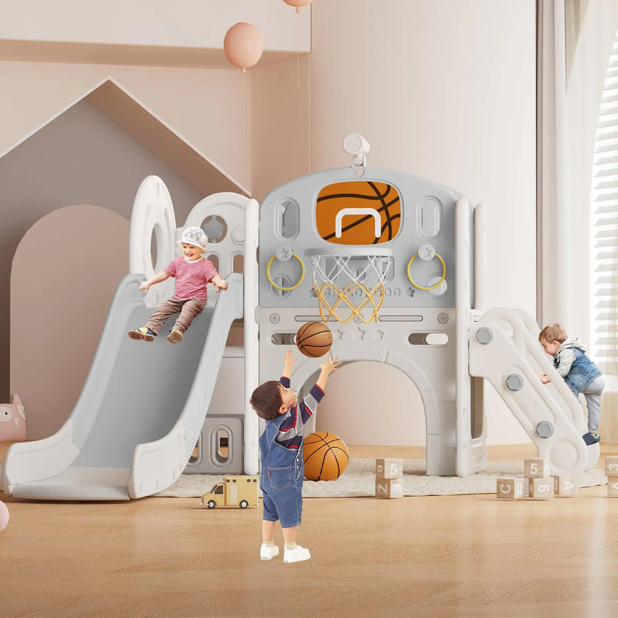 8-in-1 Toddler Slide and Playset