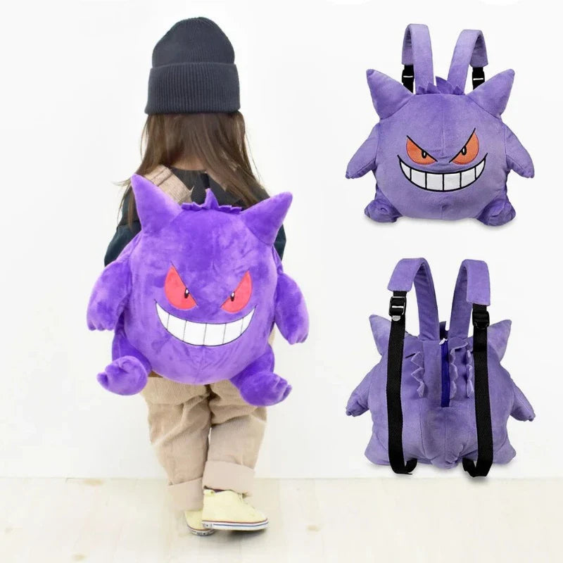 Pokémon Gengar Plush Backpack Cosplay School Bag
