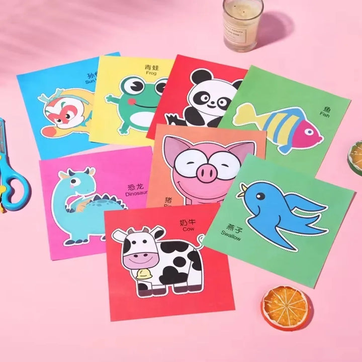 DIY Cartoon Scrapbooking Paper Art Craft Kit