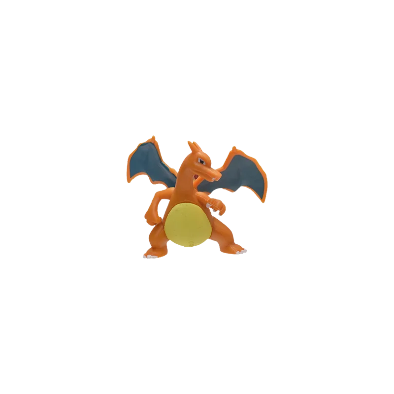 Toy figure of a dragon-like creature on a white background.