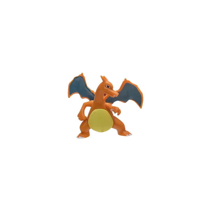 Toy figure of a dragon-like creature on a white background.