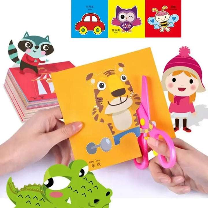 DIY Cartoon Scrapbooking Paper Art Craft Kit
