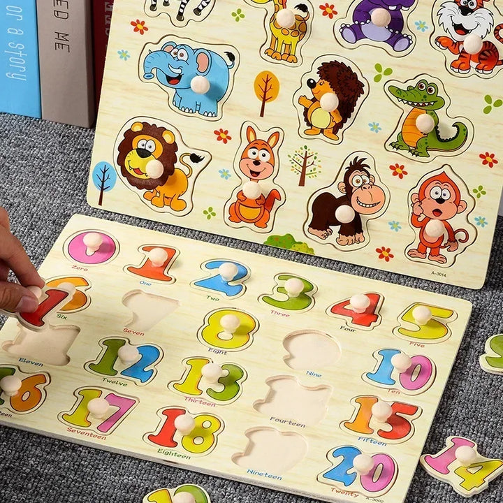 Wooden Puzzle – Educational Toy for Kids