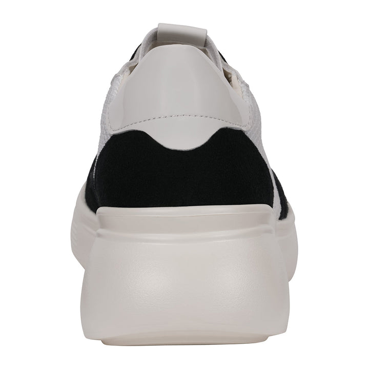 Women's Stefani Black Wedge Sneakers