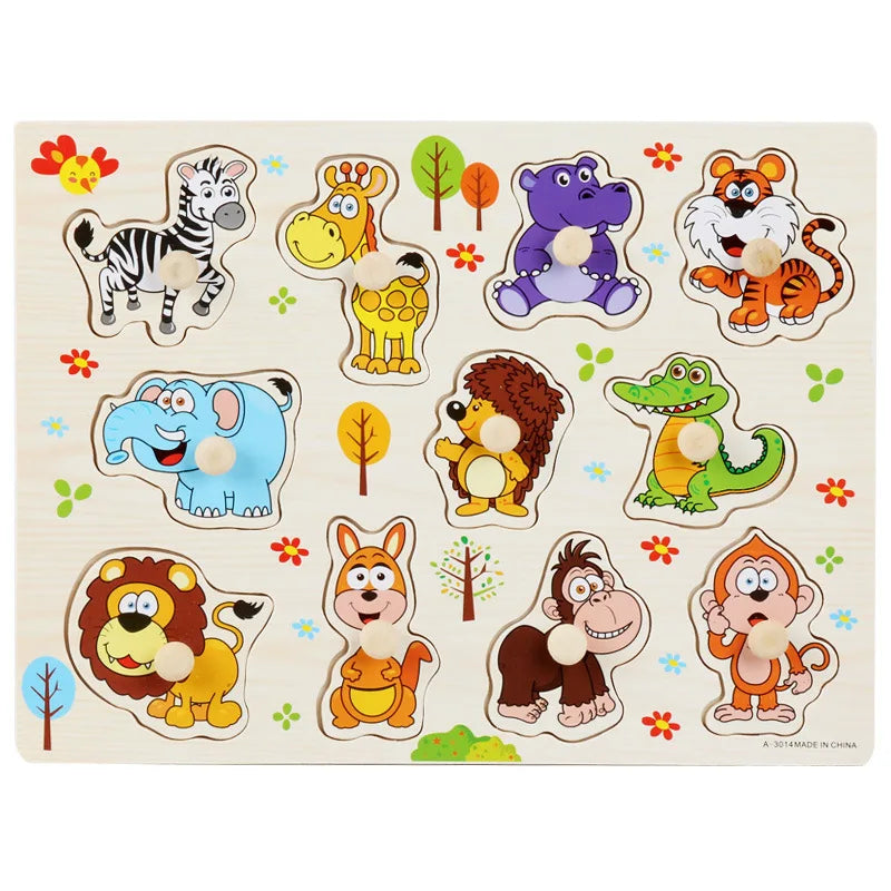 Wooden Puzzle – Educational Toy for Kids