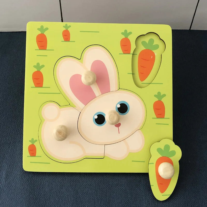 Wooden Puzzle – Educational Toy for Toddlers