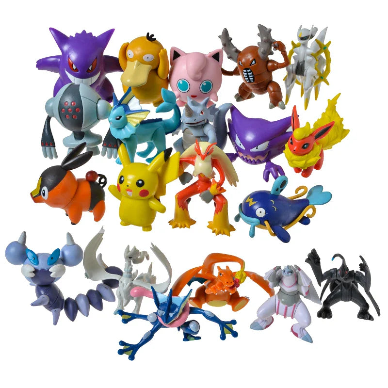 20 Pieces Assorted Pokémon Figures Set Photo