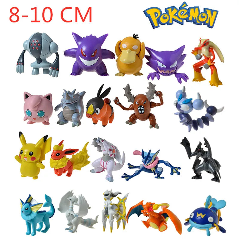 20 Pieces Assorted Pokémon Figures Set