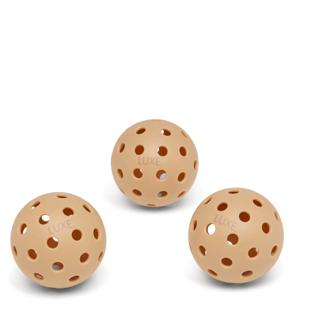 Tan Pickleballs Pack of 3