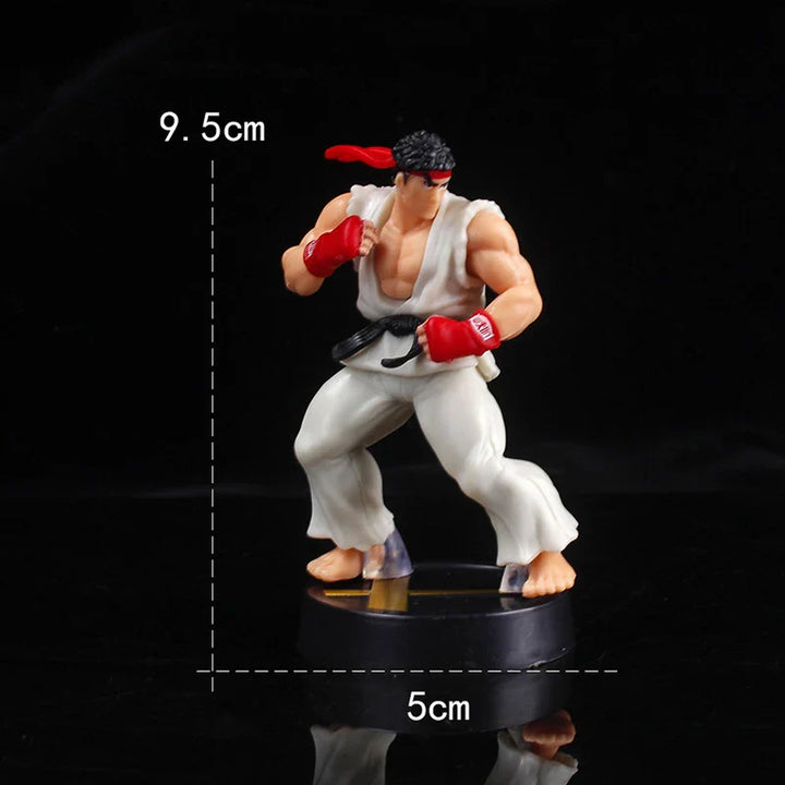 Action figure with measurements on a black background.