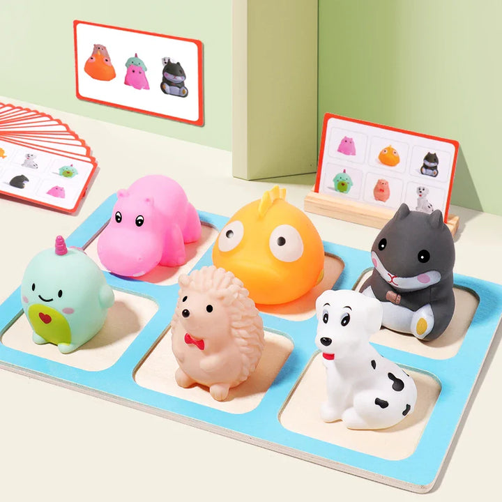 Animal Matching Game Sensory Educational Toy
