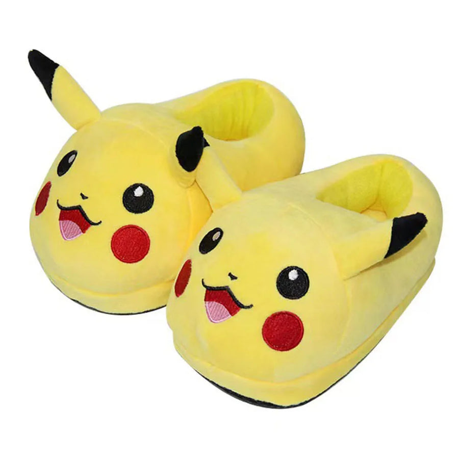 Pikachu Pokémon Warm Plush Indoor Slippers