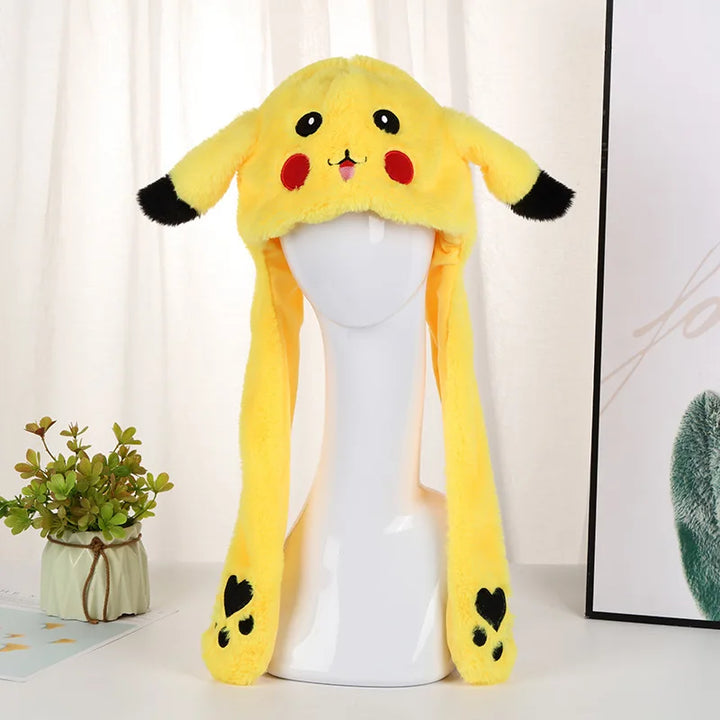 Pikachu Pokémon Beanie Hat with Moving Ears
