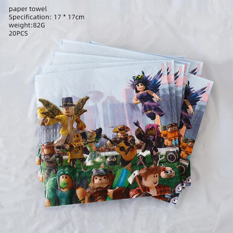 Roblox Birthday Party Decor Set