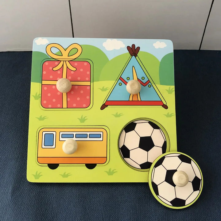 Wooden Puzzle – Educational Toy for Toddlers