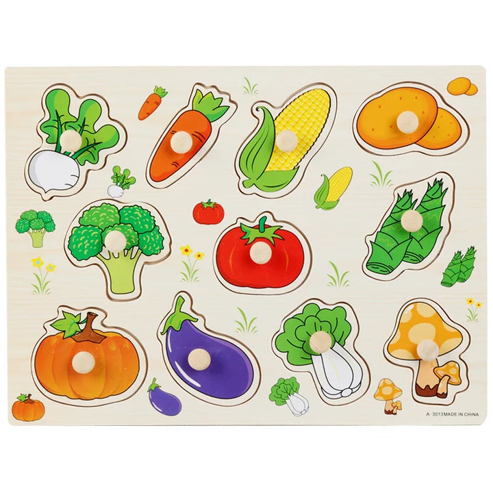 Wooden Puzzle – Educational Toy for Kids