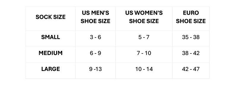 Men's and Women's Bamboo Ankle Socks 6-Pack Sizes