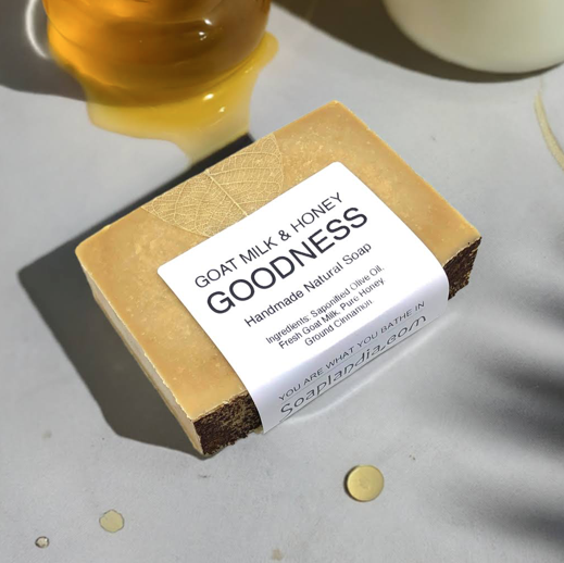 Goat Milk and Honey Goodness Soap, Unscented