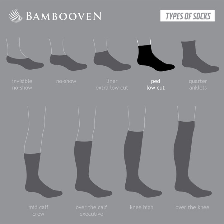 Bambooven Men’s Bamboo Lightweight Dress and Trouser Socks – (6 Pack) 634 Types of Socks.