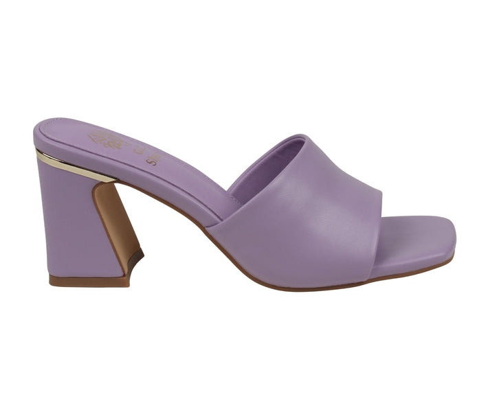 Women's Soho Lilac Square Toe Heeled Sandals
