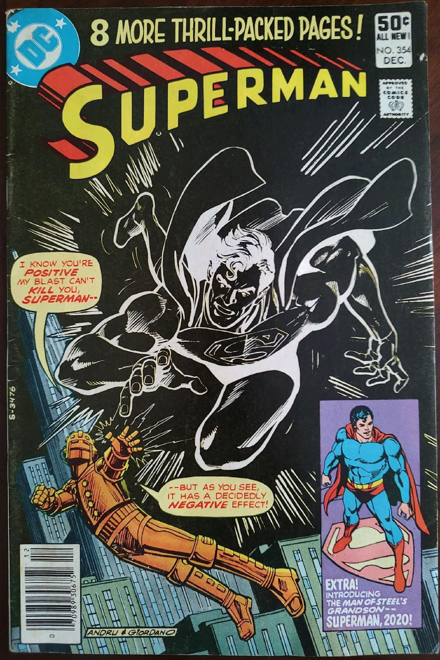 Superman #354 Comic Book