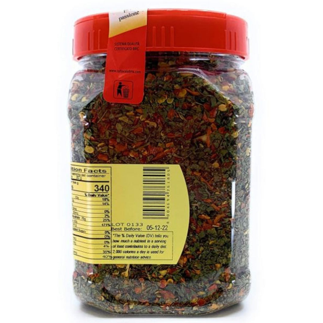 Tutto Calabria Dried Spaghettata Seasoning Shaker, 8.81 oz.