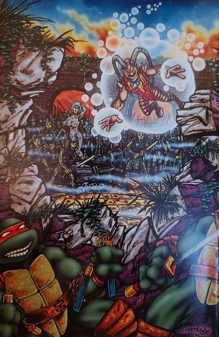 Teenage Mutant Ninja Turtles #8 Comic Book Back Cover