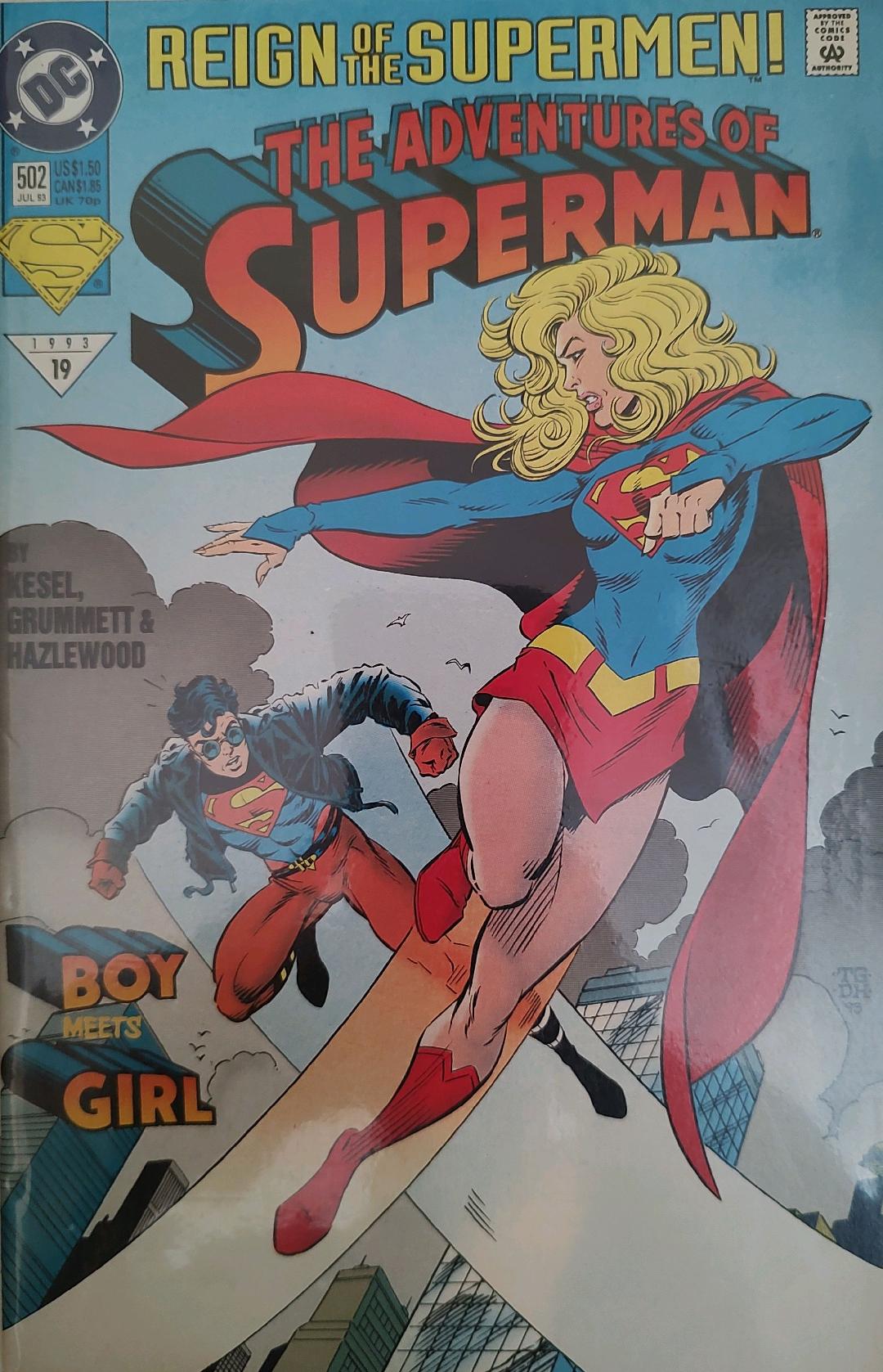 The Adventures of Superman #502 Comic Book