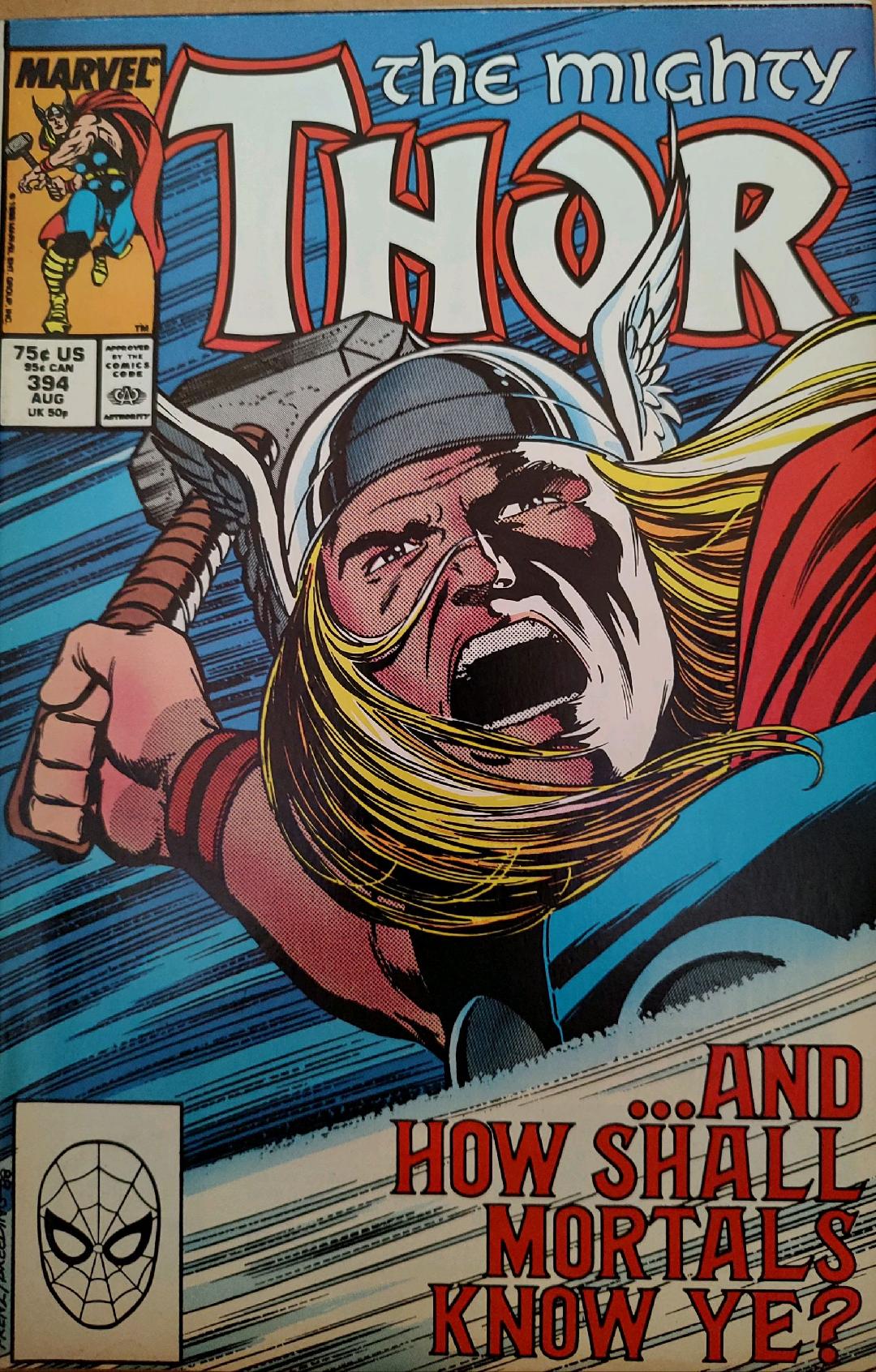 The Mighty Thor #394 Comic Book