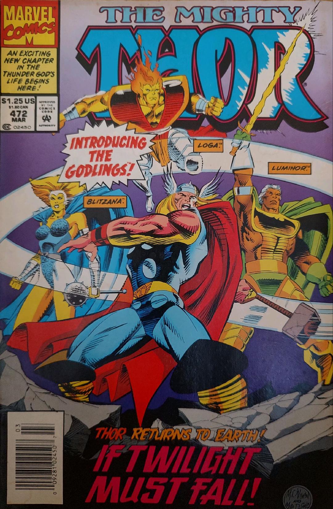 The Mighty Thor #472 Comic Book