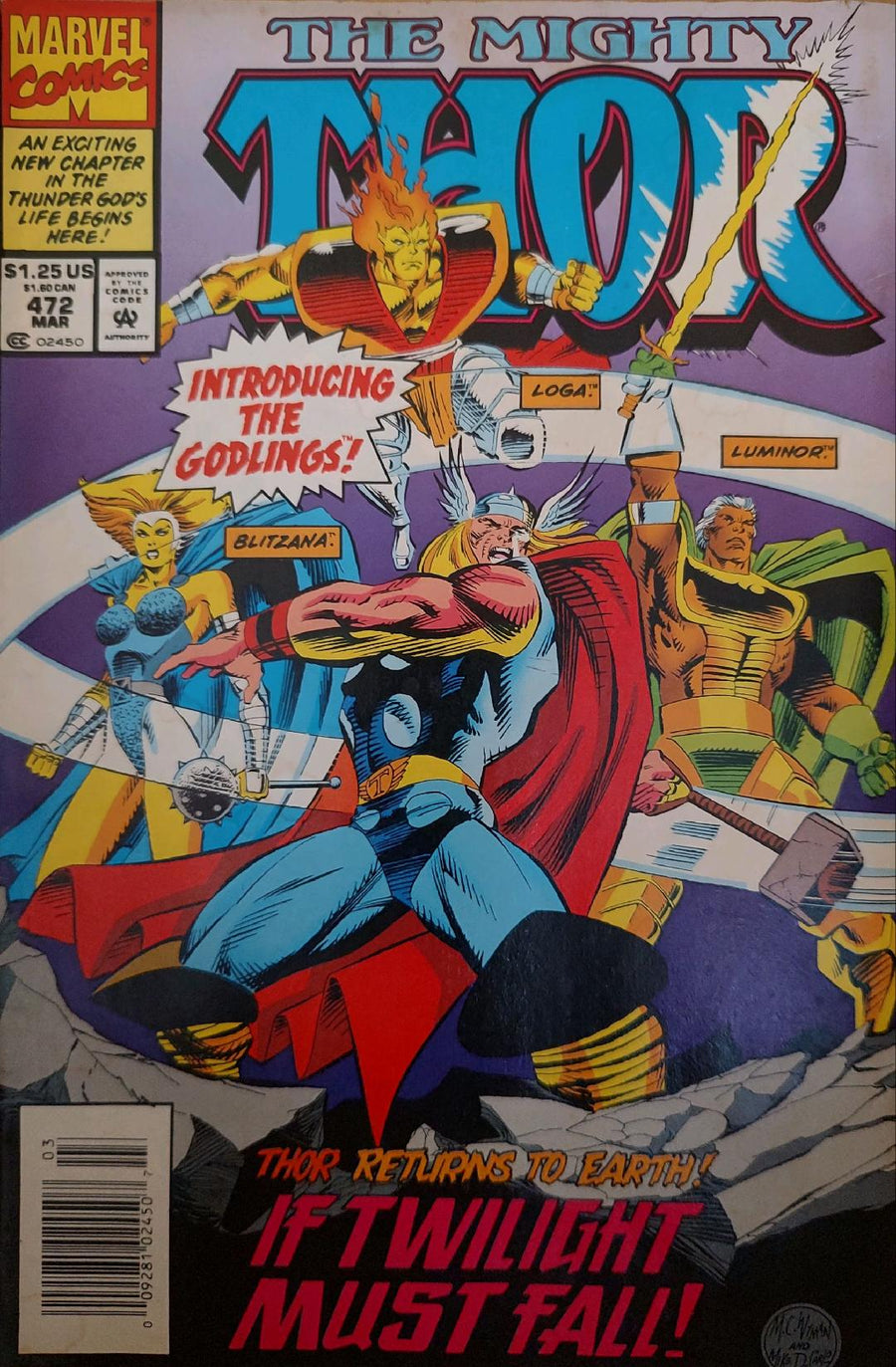 The Mighty Thor #472 Comic Book