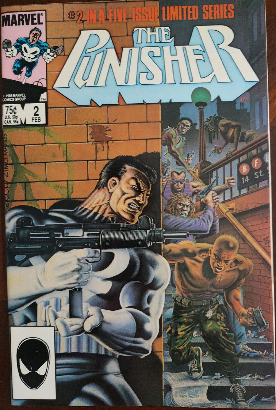 The Punisher #2 1986 Number 2 of 5 Comic Book