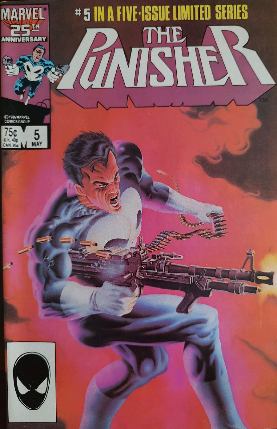 The Punisher #5 1986 Number 5 of 5 Comic Book